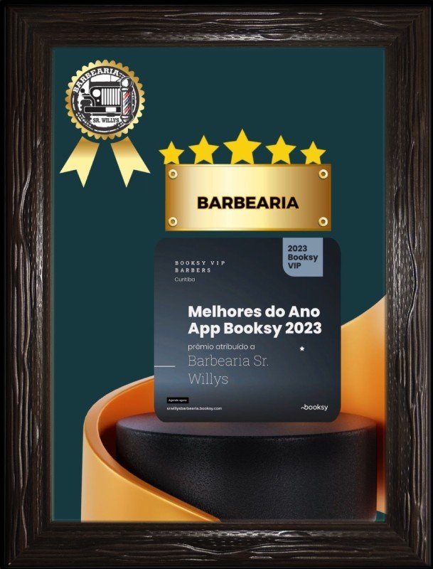 Barbearia Sr. Willys de Curitiba ganha o prêmio de melhores do ano